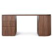 COT10936-CN 1.77m Left Drawer Office Desk - Walnut