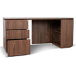 COT10936-CN 1.77m Left Drawer Office Desk - Walnut