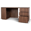 COT10937-CN 1.77m Right Drawer Office Desk - Walnut