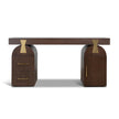 COT12135-NI 1.55m New Elm Home Office Desk - Walnut