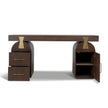 COT12135-NI 1.55m New Elm Home Office Desk - Walnut