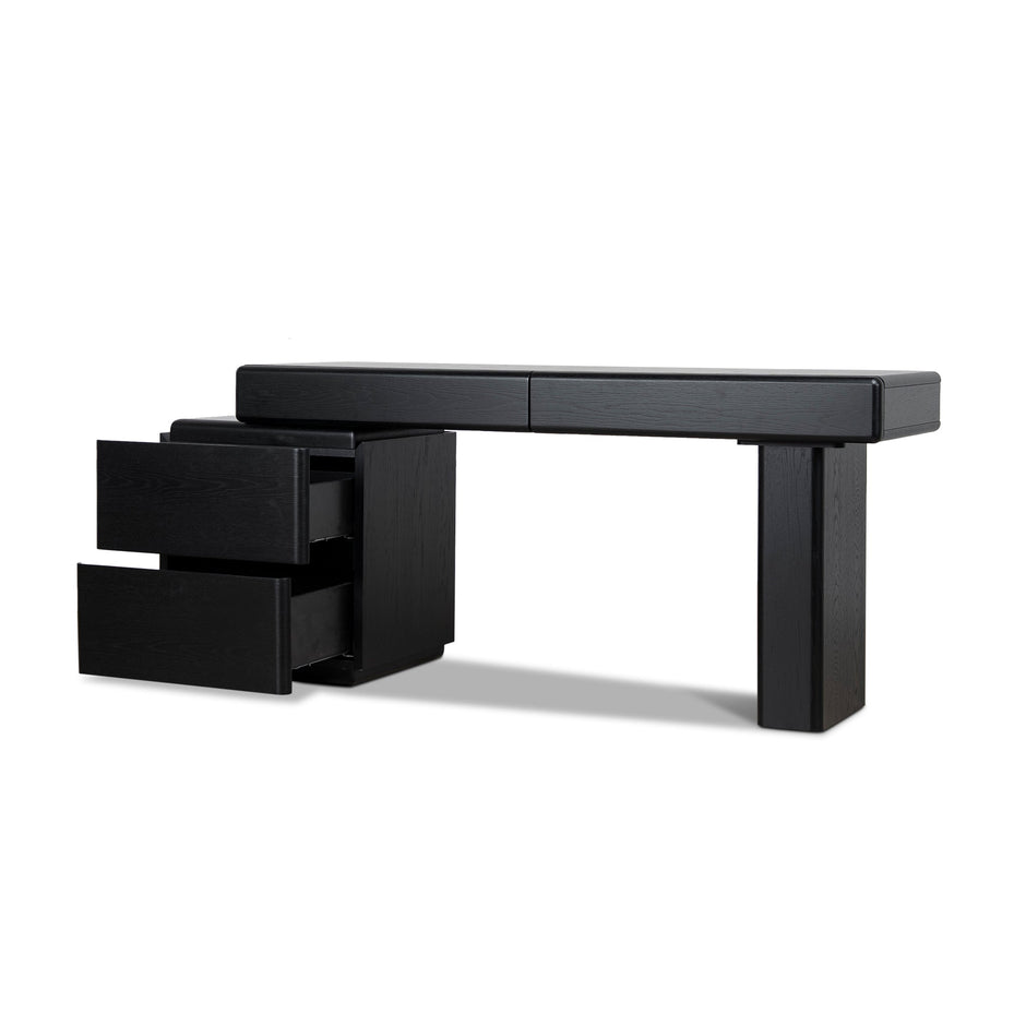COT12390-CN 1.6m Office desk  - Black Oak