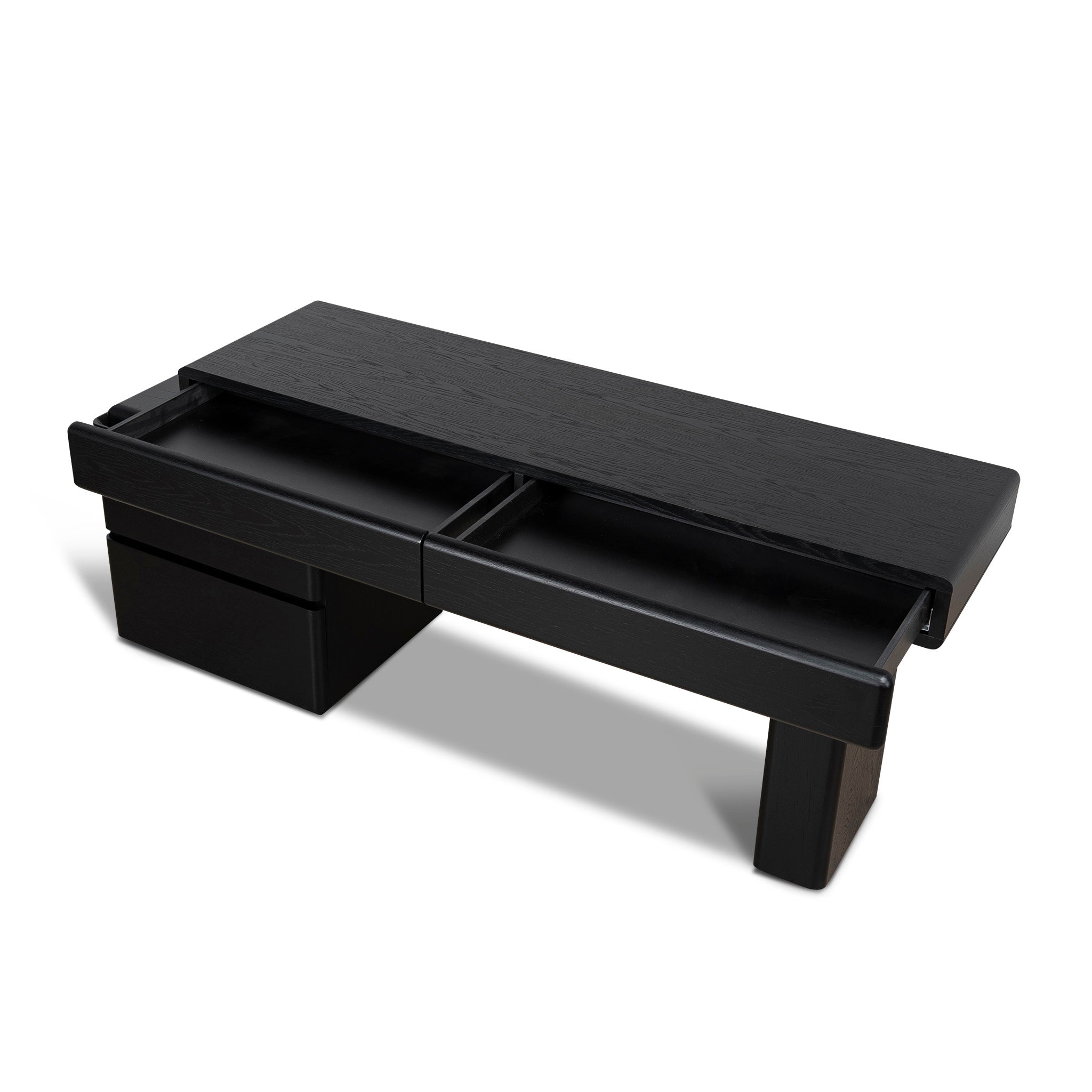 COT12390-CN 1.6m Office desk  - Black Oak