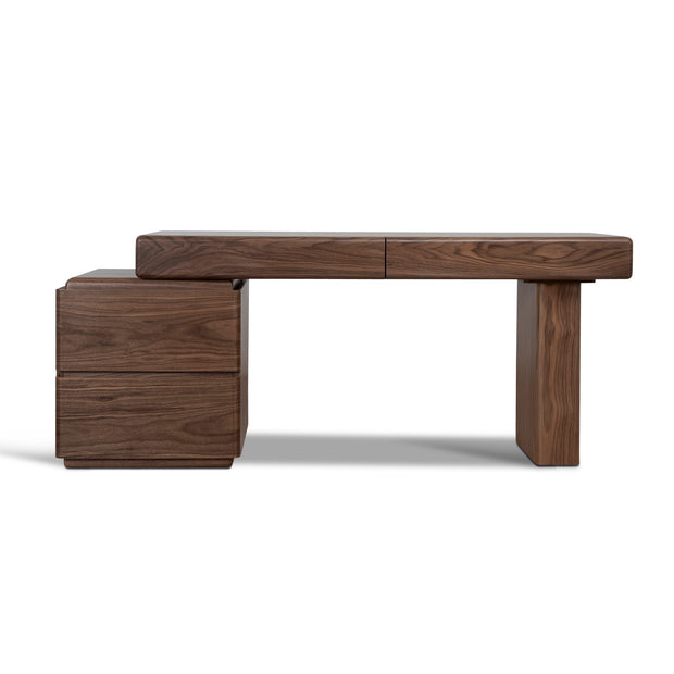 COT12391-CN 1.6m Office Desk - Walnut Veneer