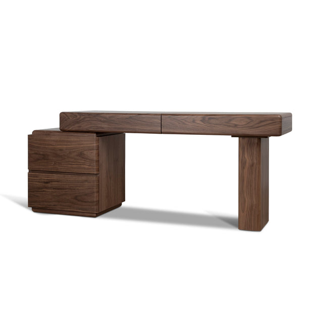 COT12391-CN 1.6m Office Desk - Walnut Veneer