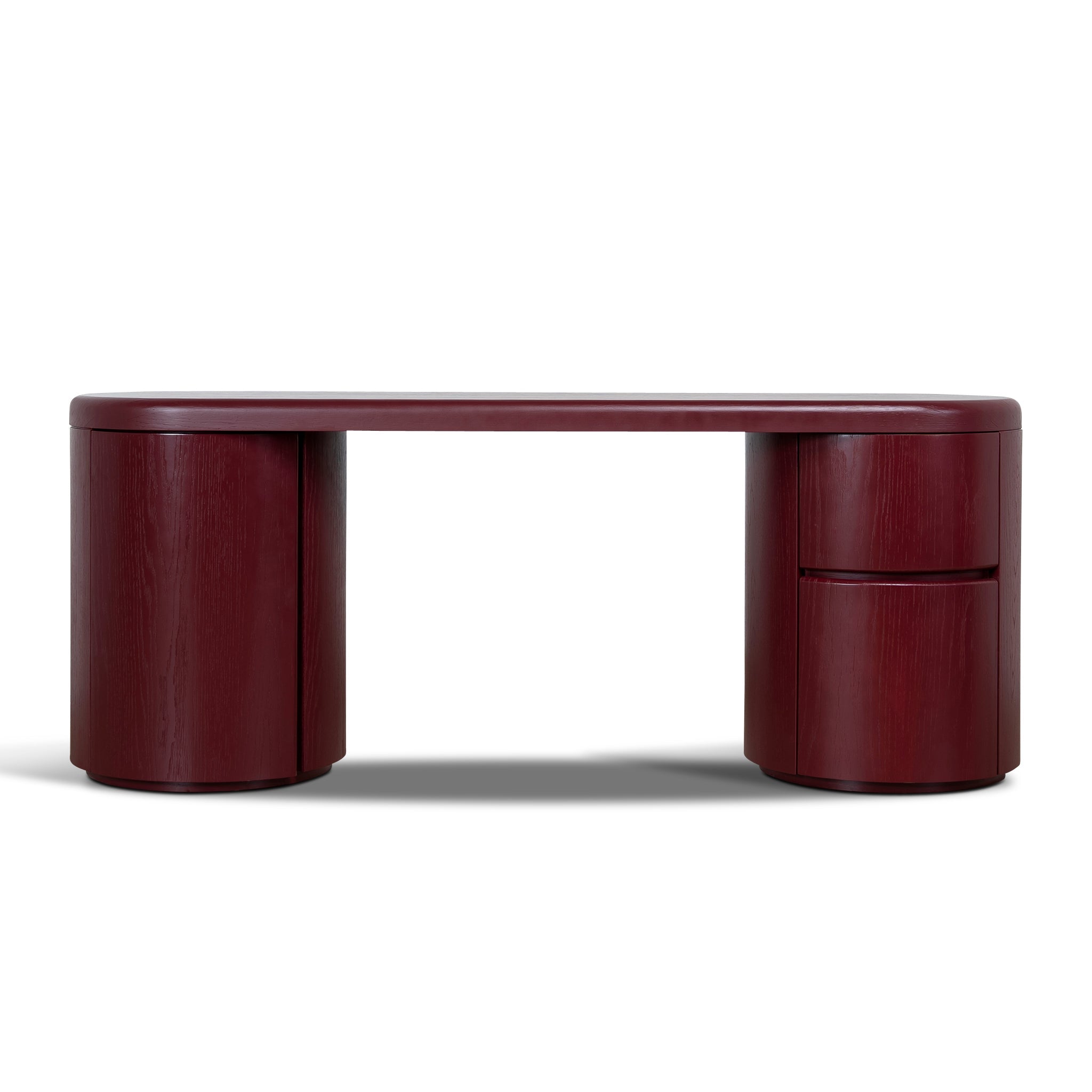 COT12393-CN 1.9m Office Desk - Burgundy Red