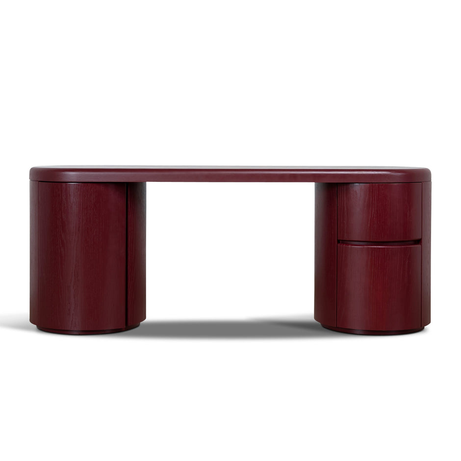 COT12393-CN 1.9m Office Desk - Burgundy Red