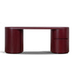 COT12393-CN 1.9m Office Desk - Burgundy Red