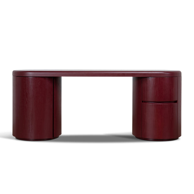 COT12393-CN 1.9m Office Desk - Burgundy Red