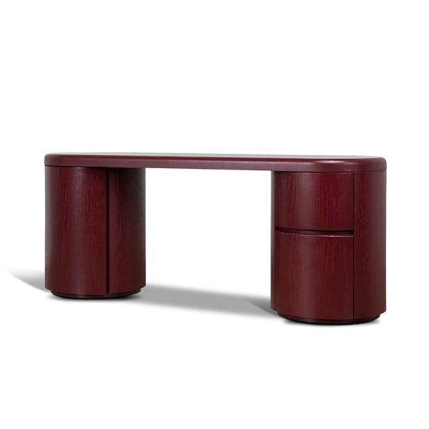 COT12393-CN 1.9m Office Desk - Burgundy Red