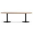 COT8129-SN 2.4m Oval Meeting Table - Natural