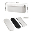 Artiss Storage Ottoman Foot Stool Rest Boucle Fabric Foldable White