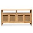 CDT6699 1.6m Sideboard Unit - Natural with Rattan Doors