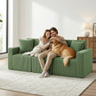 Artiss Modular 3-Seater Sofa Bed Convertible Sectional Floor Couch with Deep Seat
