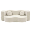 Artiss Folding Sofa Bed Floor Couch 2-in-1 Convertible Futon Loveseat Beige