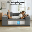 Artiss 2 Seater Sofa Loveseat Sofas Bed Couch No Assembly Corduroy Small Couches Apartement