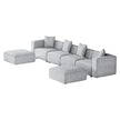 Artiss Modular Sofa Chaise Set 6-Seater Grey