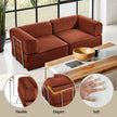 Artiss Convertible Folding Sofa Bed Orange