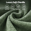 Artiss Comfort Boneless Sofa for Living Room Green Luxury Chenille