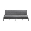 Artiss Sofa Bed, 1.9m 3-Seater Soft Innerspring Adjustable Couch Futon Chair for Apartment Dorm Living Room Office Study Bedroom, Grey