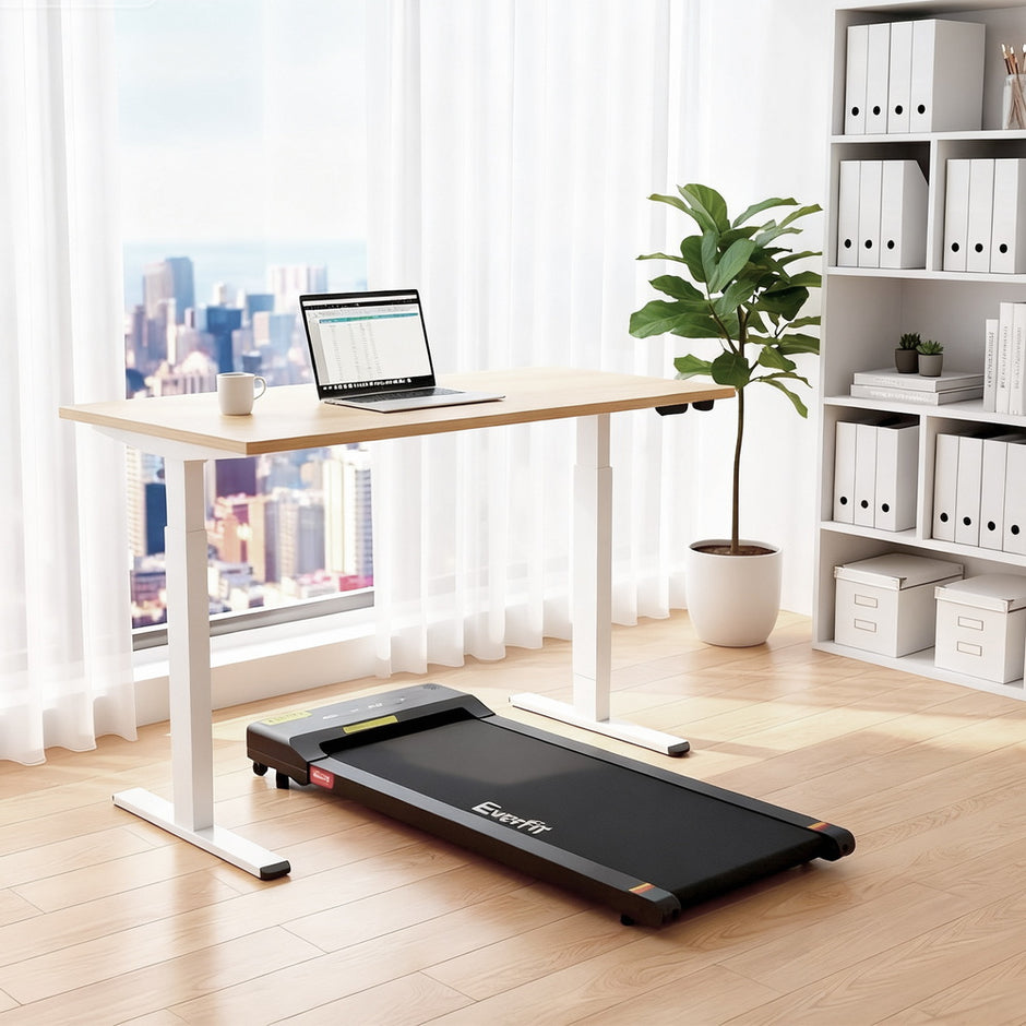 Artiss Electric Treadmill with 140cm Automatic Standing Desk Walking Pad 400mm