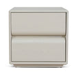 CST10176-DW 50cm Bedside Table - Ivory Oat