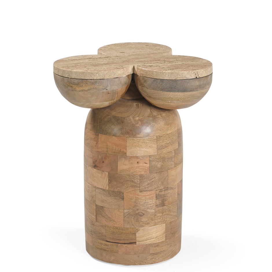 CST10212-RB 33cm Side Table - Natural