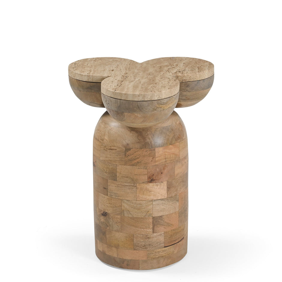 CST10212-RB 33cm Side Table - Natural