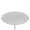 CST10319-NY 45cm Matte White Side Table - Travertine