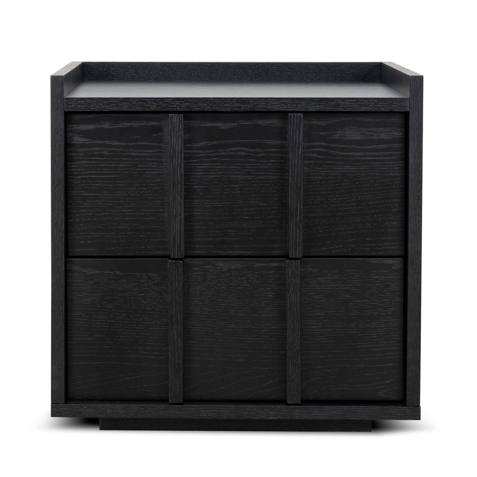 CST10380-KD 50cm Bedside Table - Black