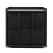CST10380-KD 50cm Bedside Table - Black