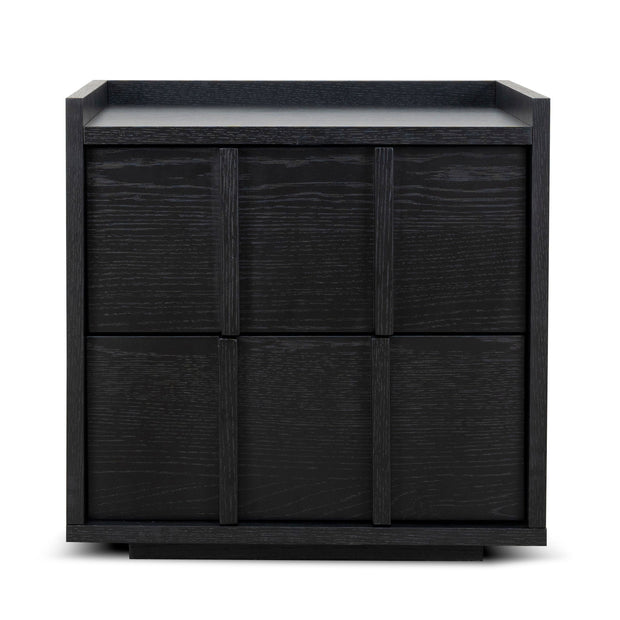CST10380-KD 50cm Bedside Table - Black