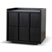 CST10380-KD 50cm Bedside Table - Black