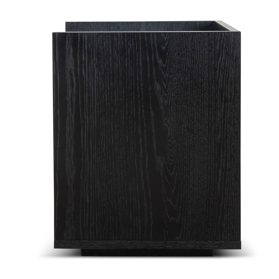 CST10380-KD 50cm Bedside Table - Black