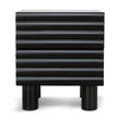 CST10384-KD 48cm Bedside Table - Matte Black