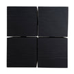 CST10426-NI 27cm Square Side Table - Full Black