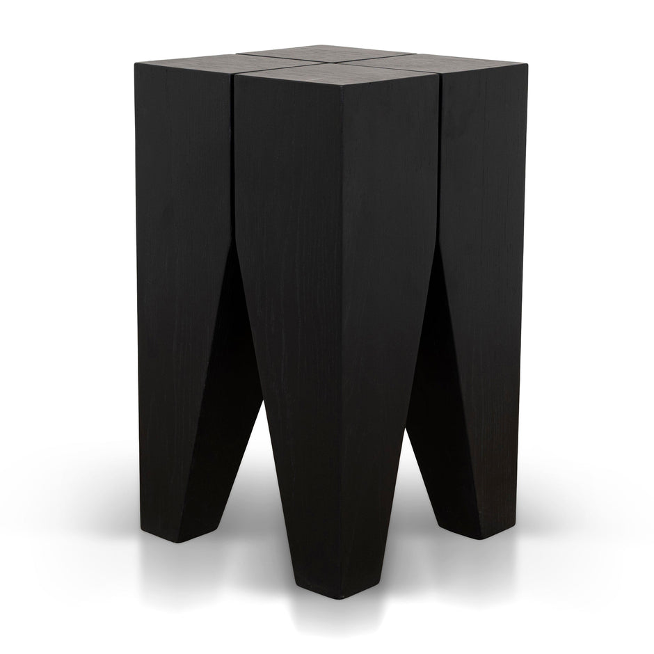 CST10426-NI 27cm Square Side Table - Full Black