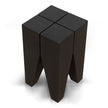 CST10426-NI 27cm Square Side Table - Full Black