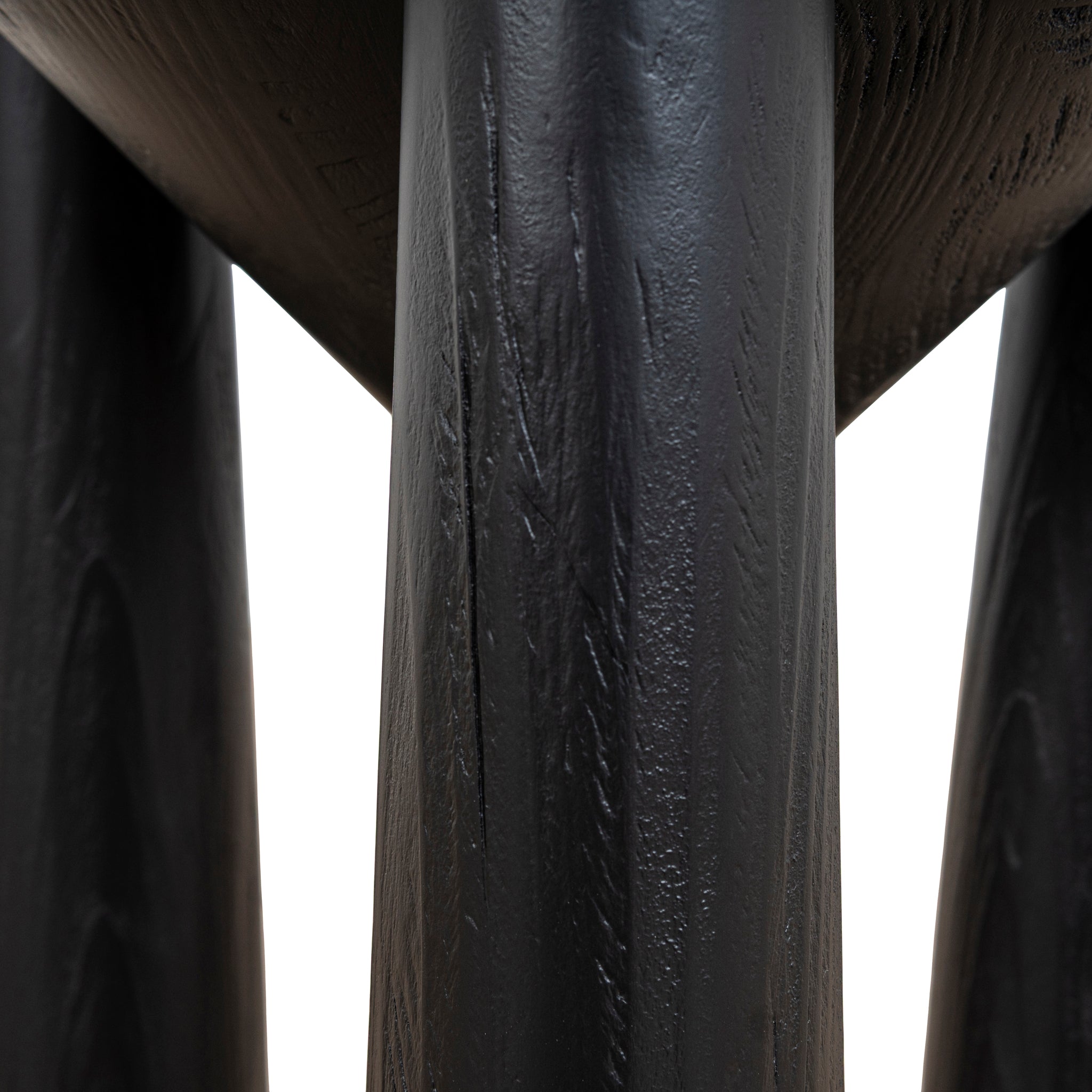 CST10427-NI 45cm Round Side Table - Full Black