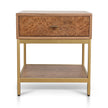CST10429-NI 50cm Square Bedside Table - Natural