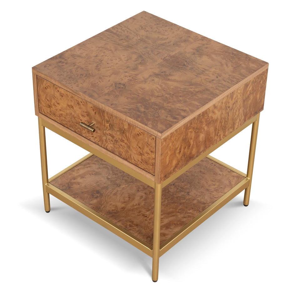 CST10429-NI 50cm Square Bedside Table - Natural