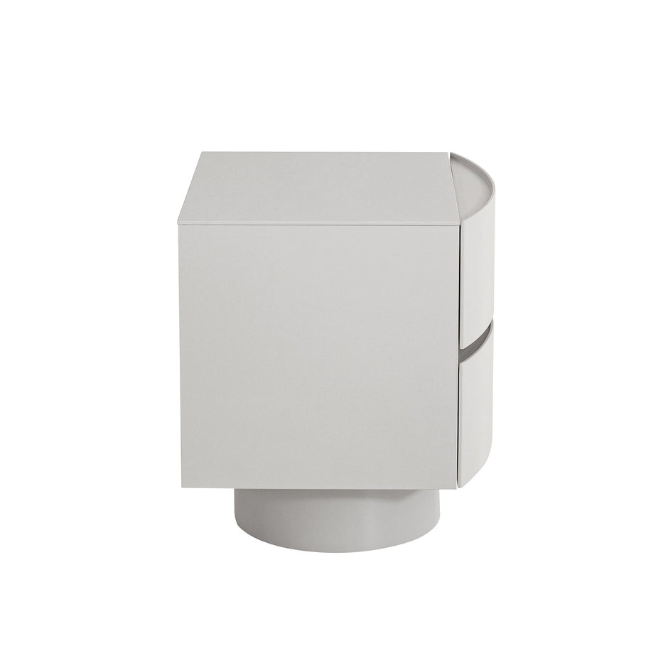 CST10540-IG Bedside Table - Warm Grey