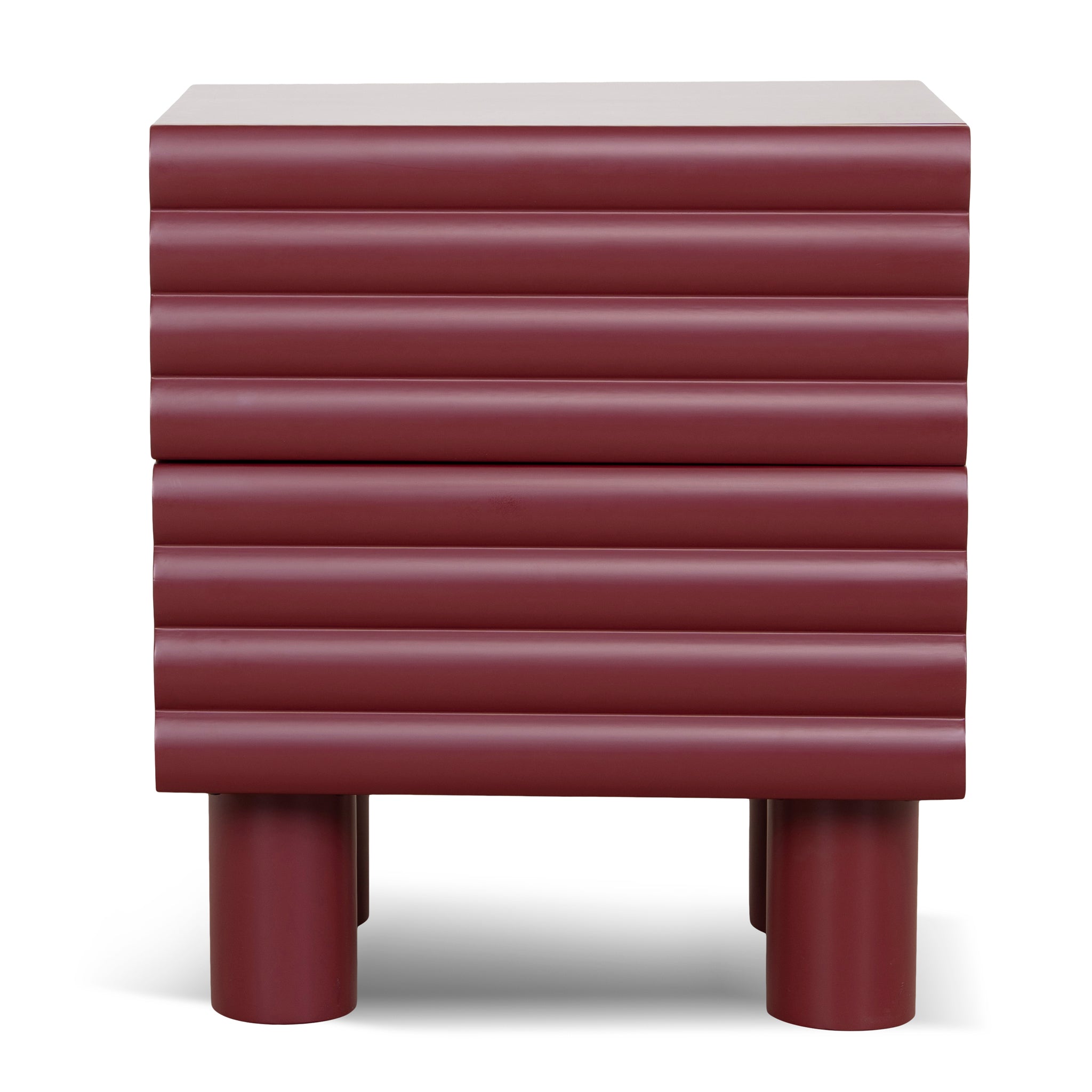 CST10592-KD 48cm Bedside Table - Red