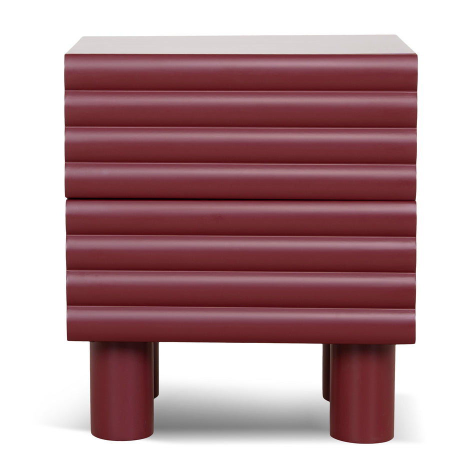 CST10592-KD 48cm Bedside Table - Red