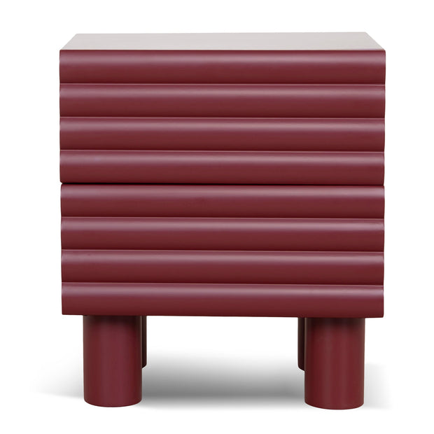 CST10592-KD 48cm Bedside Table - Red