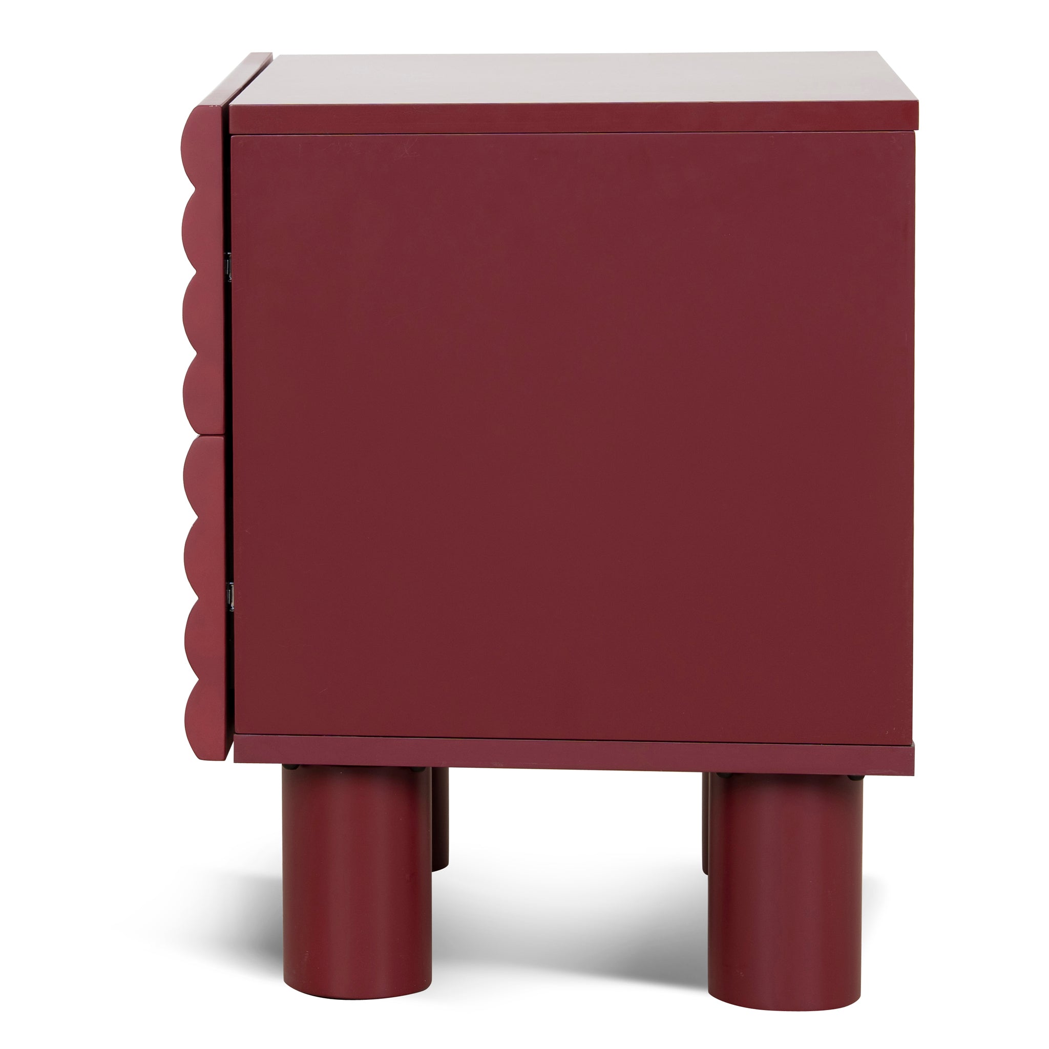 CST10592-KD 48cm Bedside Table - Red