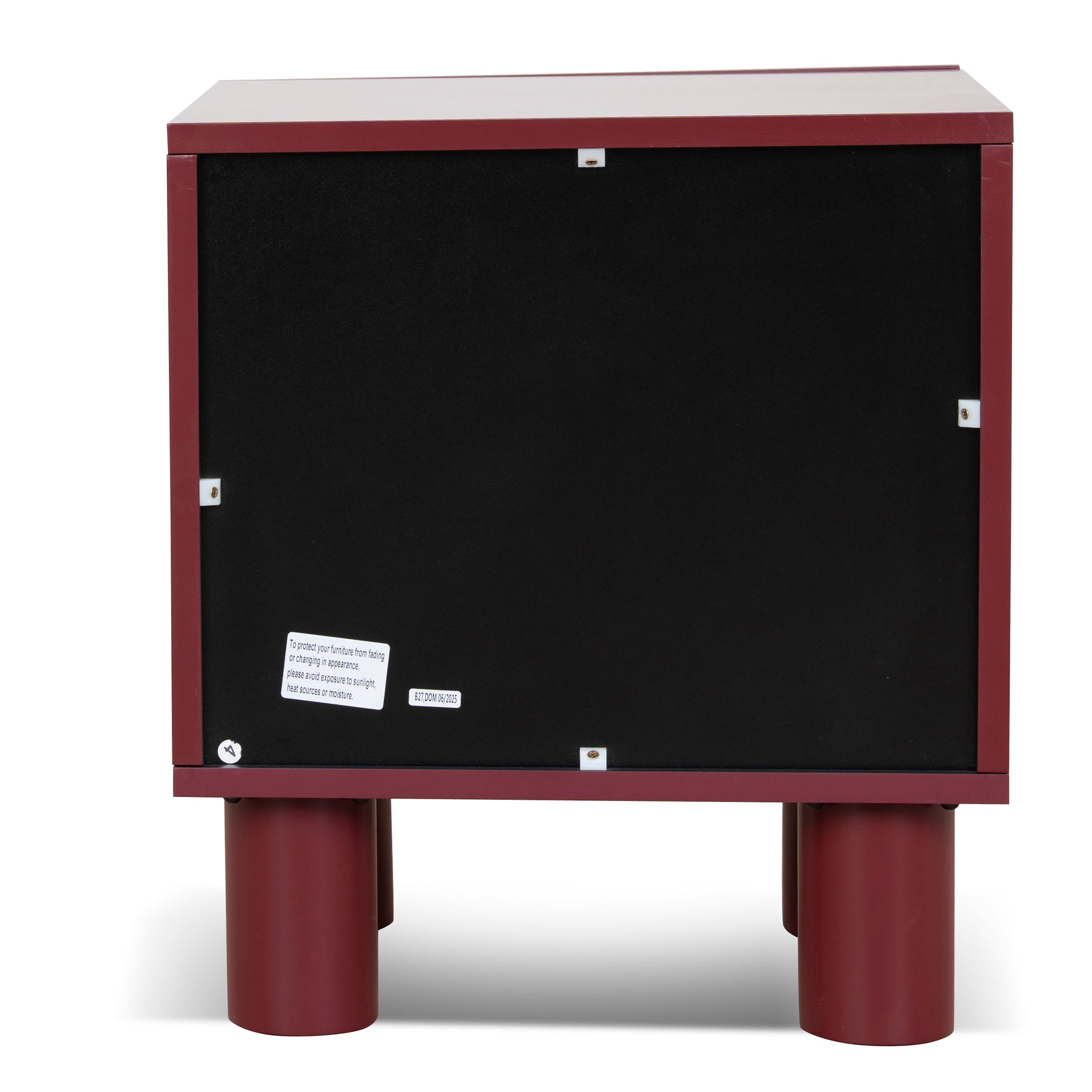 CST10592-KD 48cm Bedside Table - Red