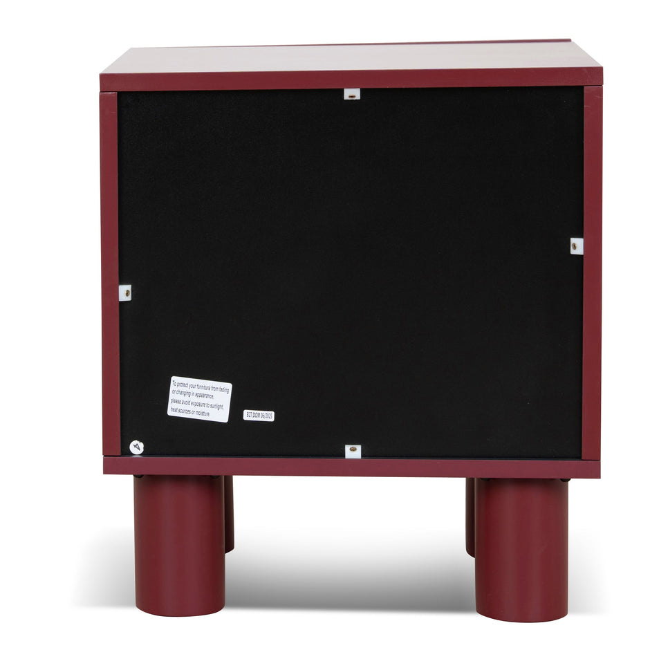 CST10592-KD 48cm Bedside Table - Red