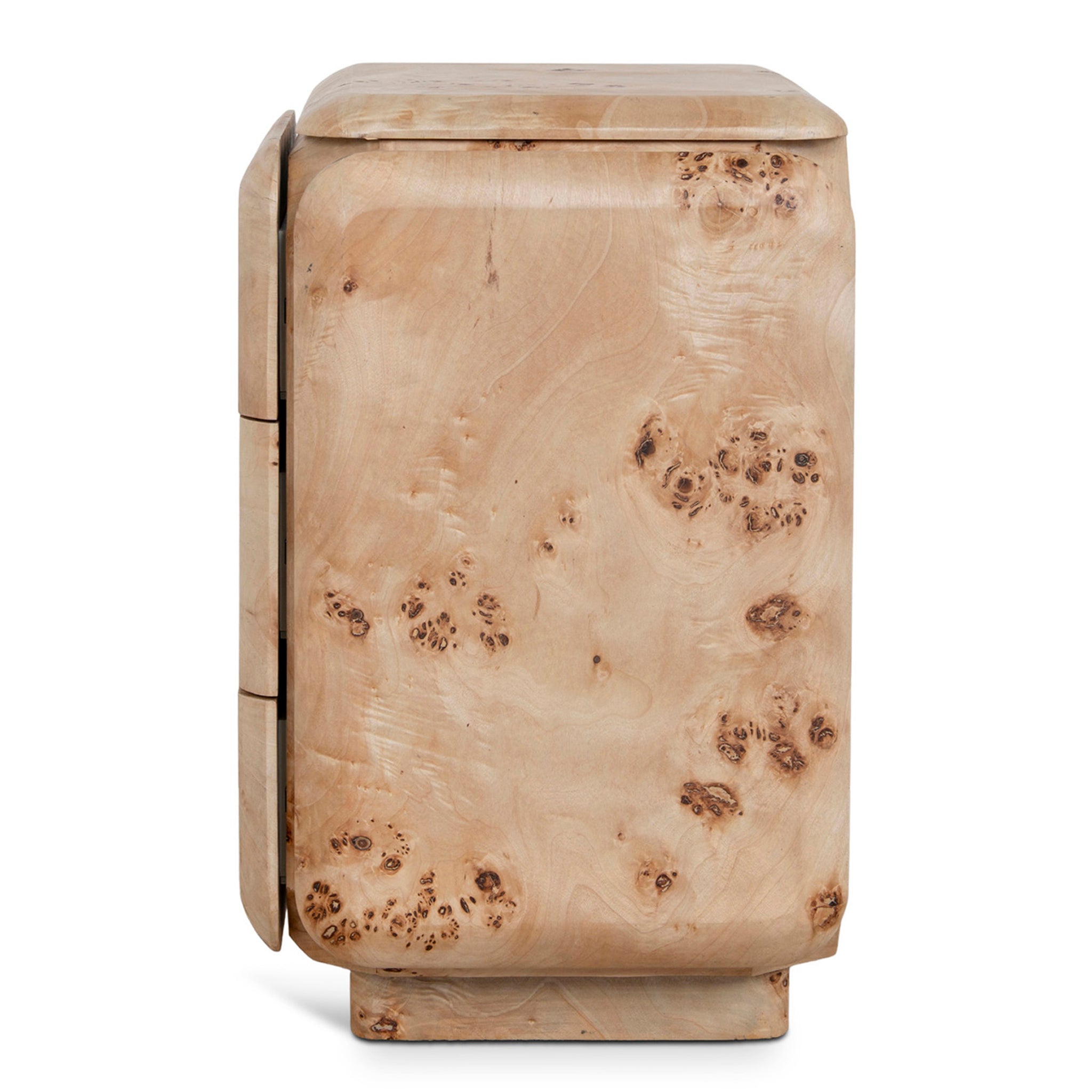 CST10635-MK 51cm Bedside Table - Aspen Burls