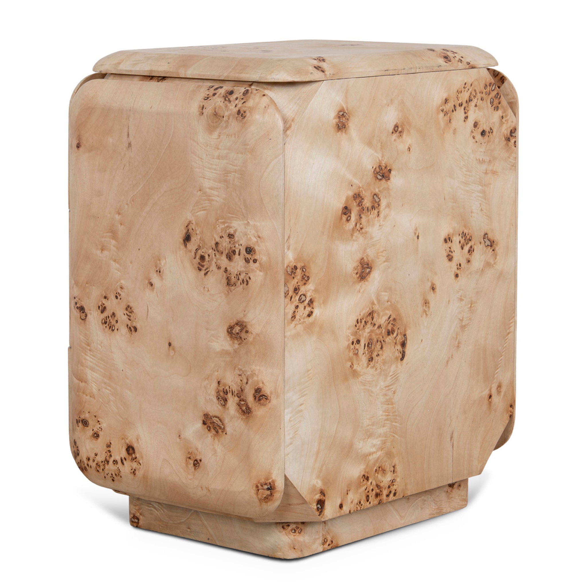 CST10635-MK 51cm Bedside Table - Aspen Burls